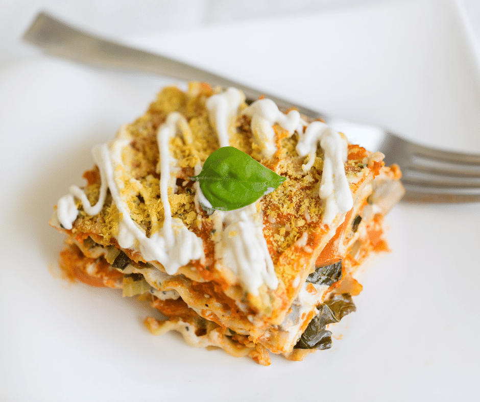 Lasagna vegană