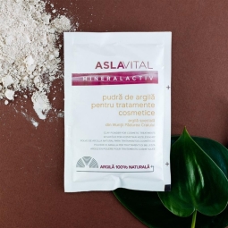 Argila pudra tratamente cosmetice plic 20g - ASLAVITAL MINERALACTIV