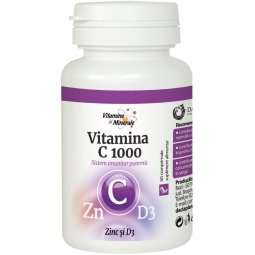 Vitamina C1000 Zinc D3 60cp - DACIA PLANT