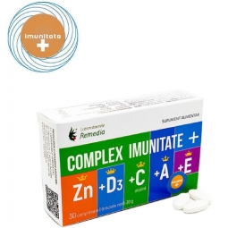 Complex imunitate+ Zn D3 C A E 30cp - REMEDIA