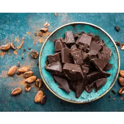 Poza Beneficiile consumului de ciocolată neagră vegană fără zahăr 