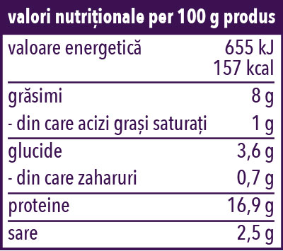 Valori Nutritionale