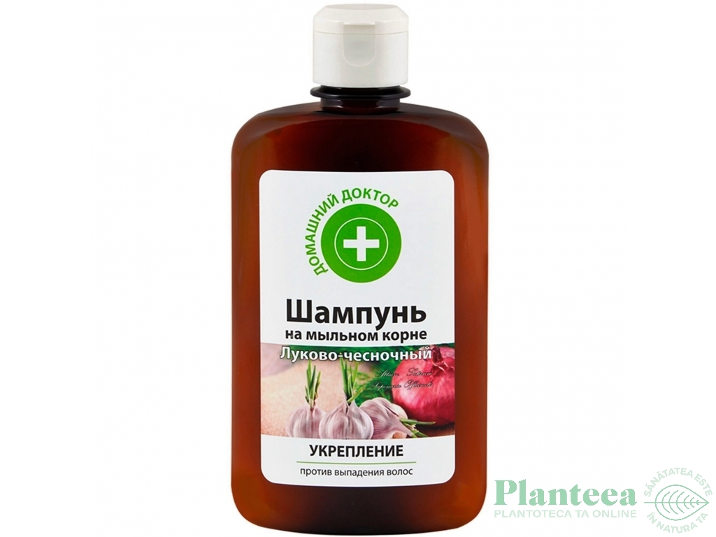 Sampon fortifiant imp caderii parului ceapa usturoi 300ml - DR CASEI