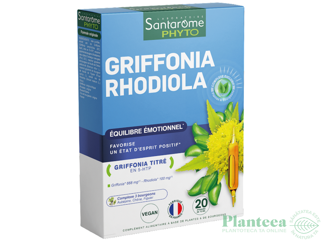 Griffonia Rhodiola 20fl - SANTAROME