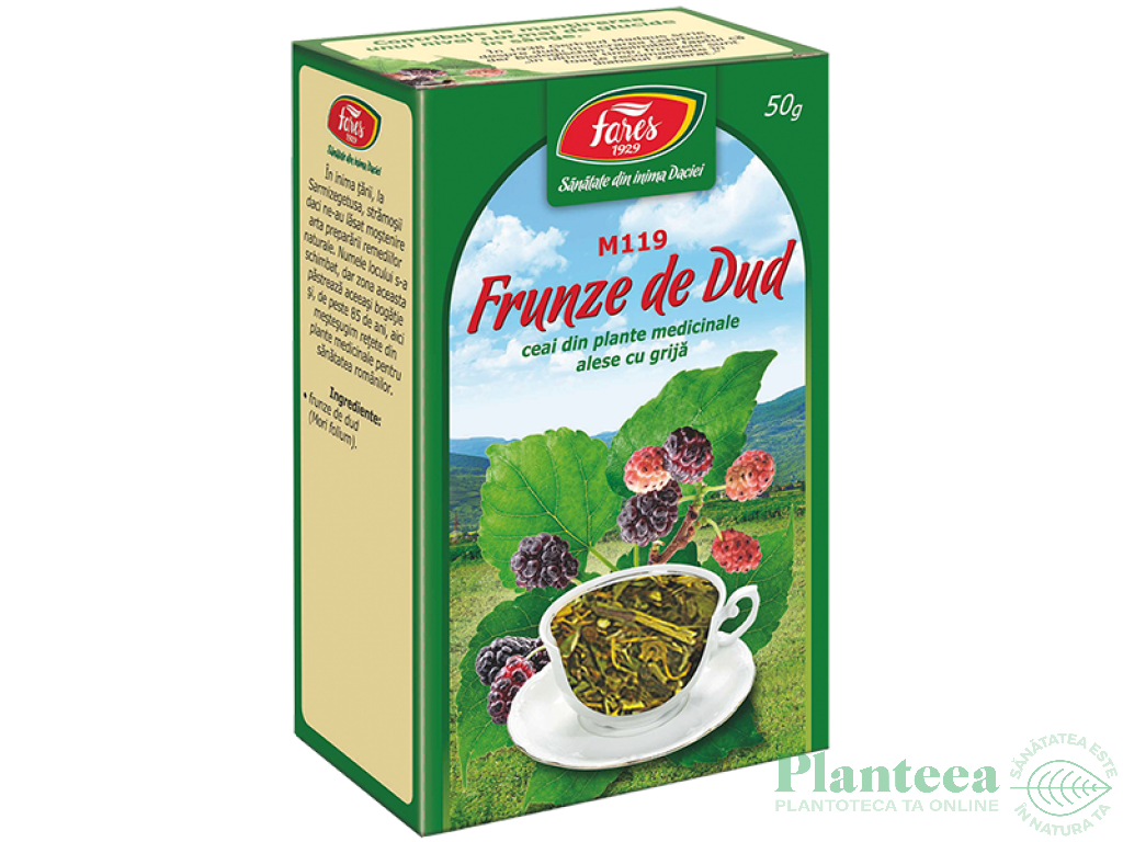 Ceai dud frunze 50g - FARES