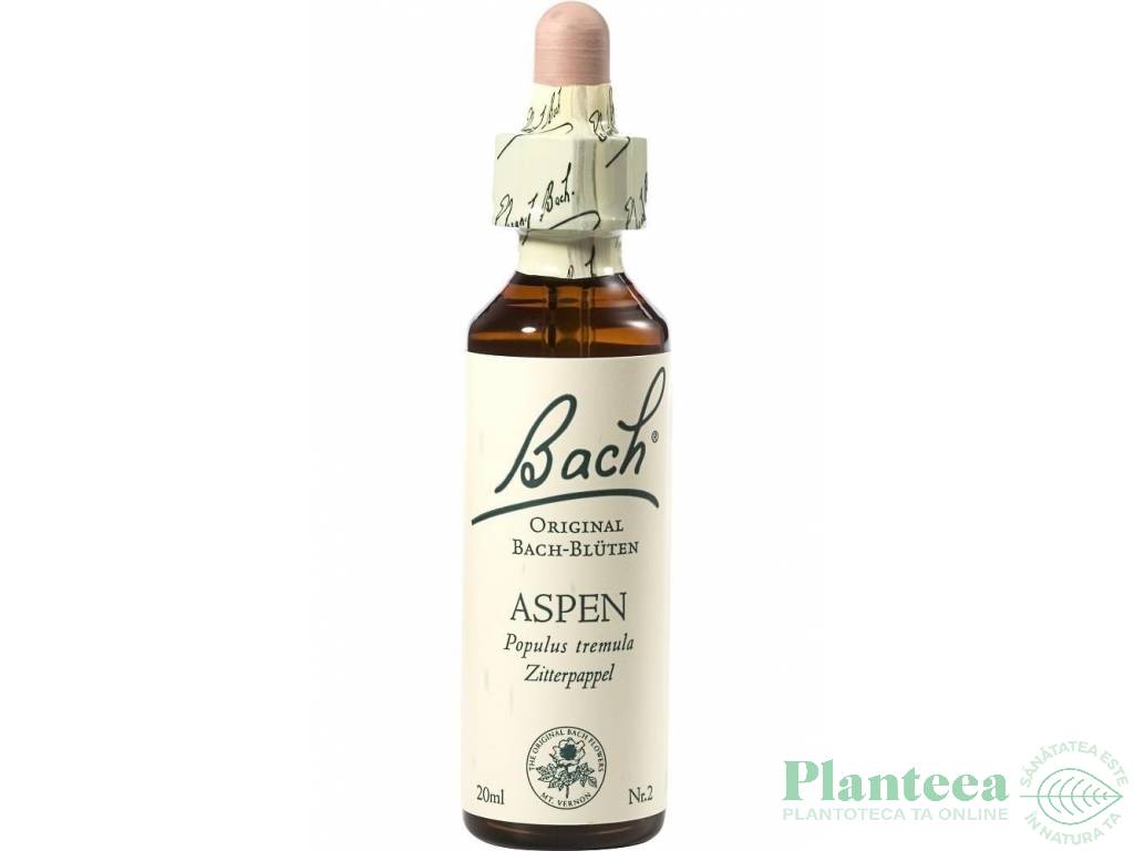 Picaturi florale aspen nr2 20ml - BACH REMEDIES