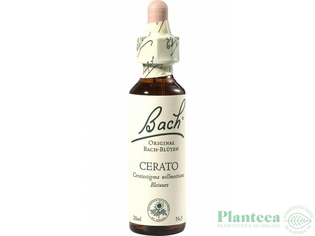 Picaturi florale cerato nr5 20ml - BACH REMEDIES