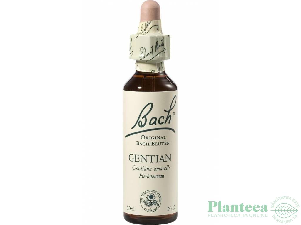 Picaturi florale gentiana nr12 20ml - BACH REMEDIES