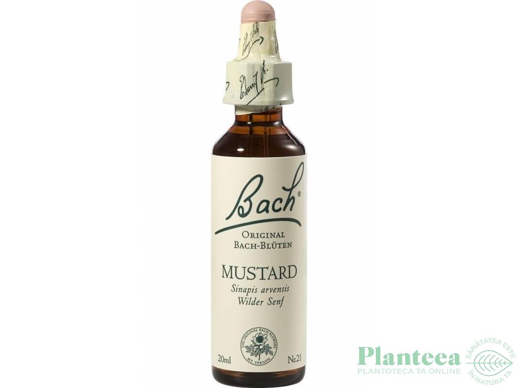 Picaturi florale mustard nr21 20ml - BACH REMEDIES