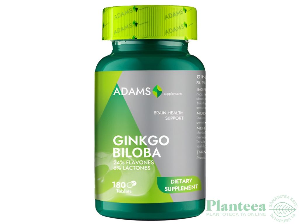 Ginkgo biloba 240mg 180cp - ADAMS SUPPLEMENTS