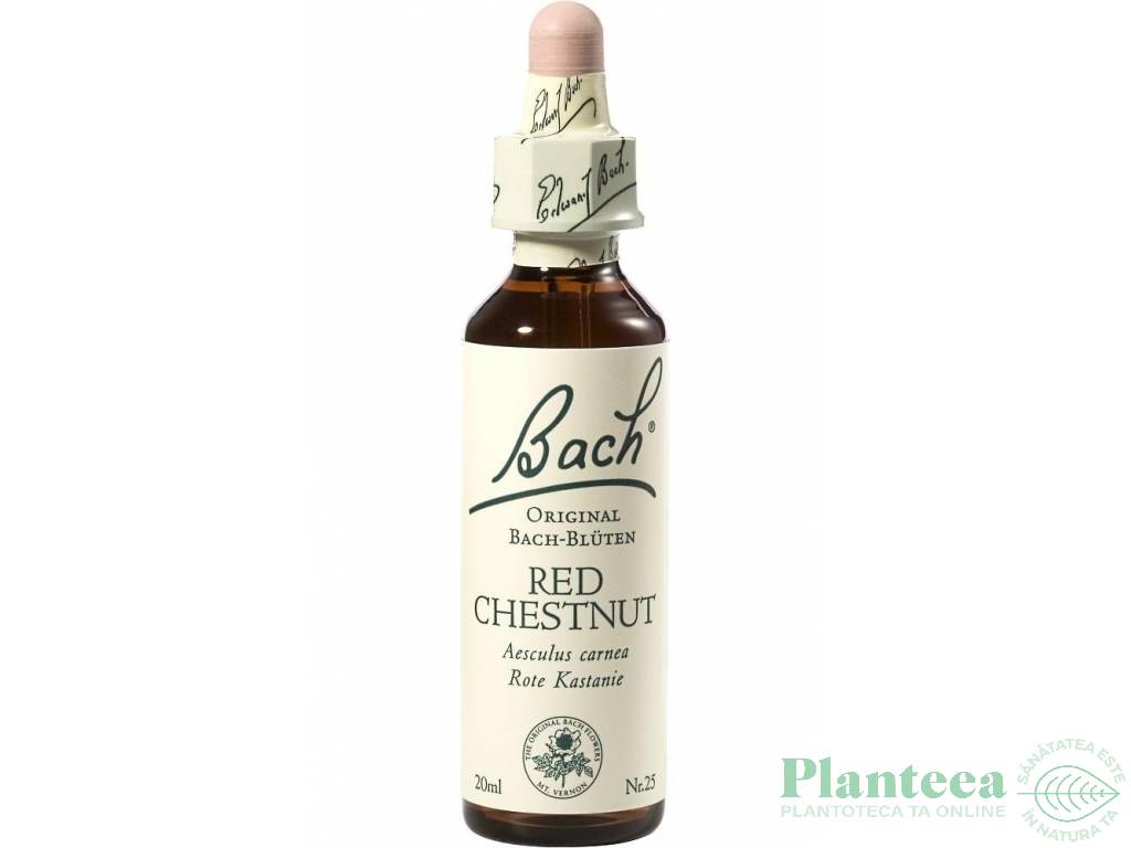 Picaturi florale red chestnut nr25 20ml - BACH REMEDIES