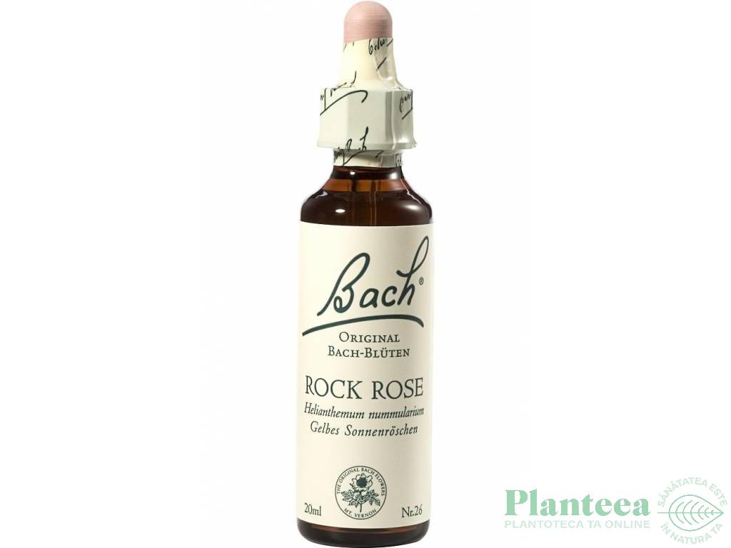 Picaturi florale rock rose nr26 20ml - BACH REMEDIES