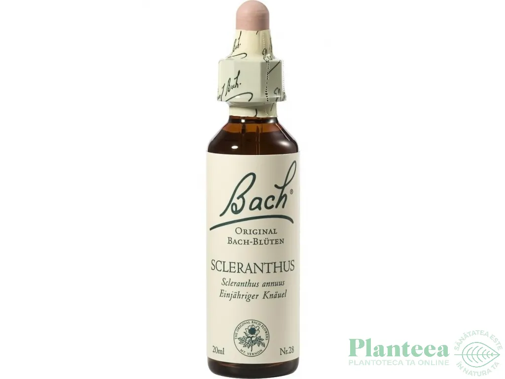 Picaturi florale scleranthus nr28 20ml - BACH REMEDIES