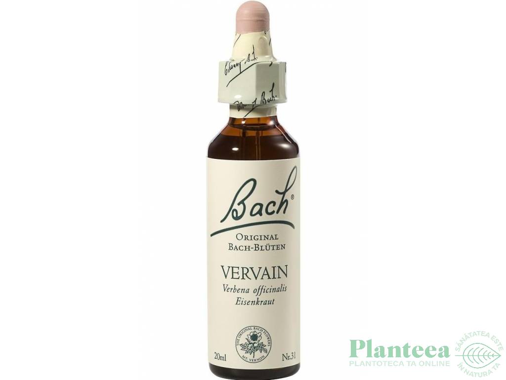 Picaturi florale vervain nr31 20ml - BACH REMEDIES