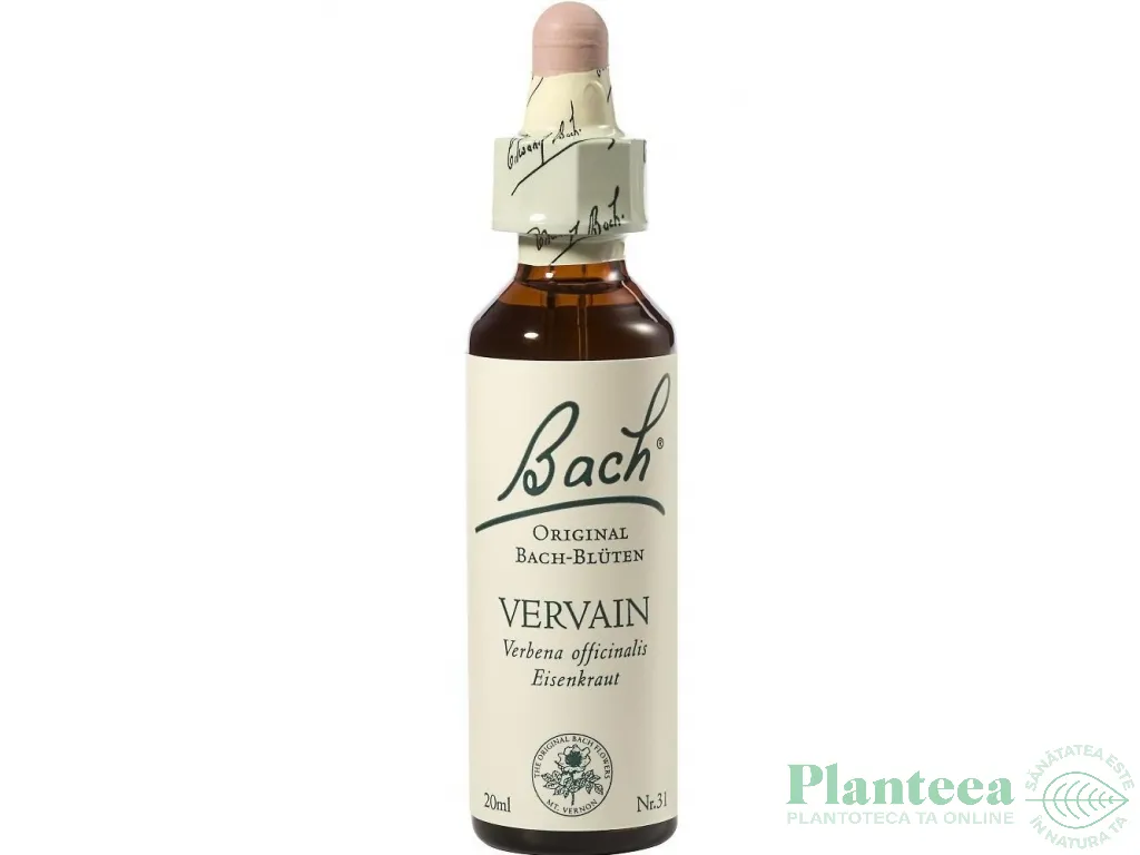 Picaturi florale vervain nr31 20ml - BACH REMEDIES