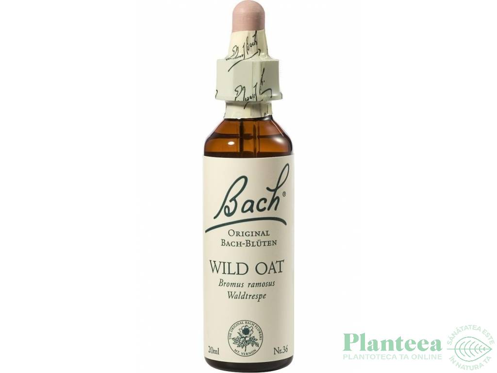 Picaturi florale wild oat nr36 20ml - BACH REMEDIES