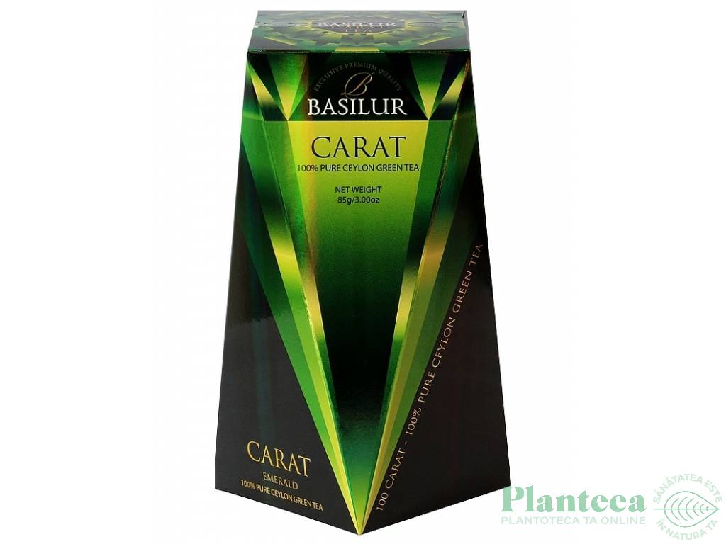 Ceai verde ceylon Carat Emerald 85g - BASILUR