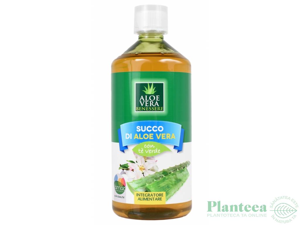 Suc aloe ceai verde 1L - BENESSERE