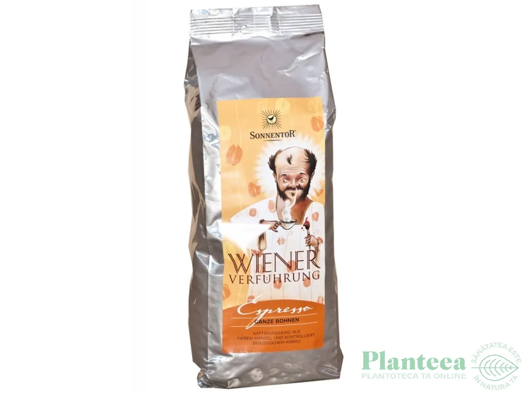 Cafea boabe arabica espresso Ispita Vieneza eco 500g - SONNENTOR