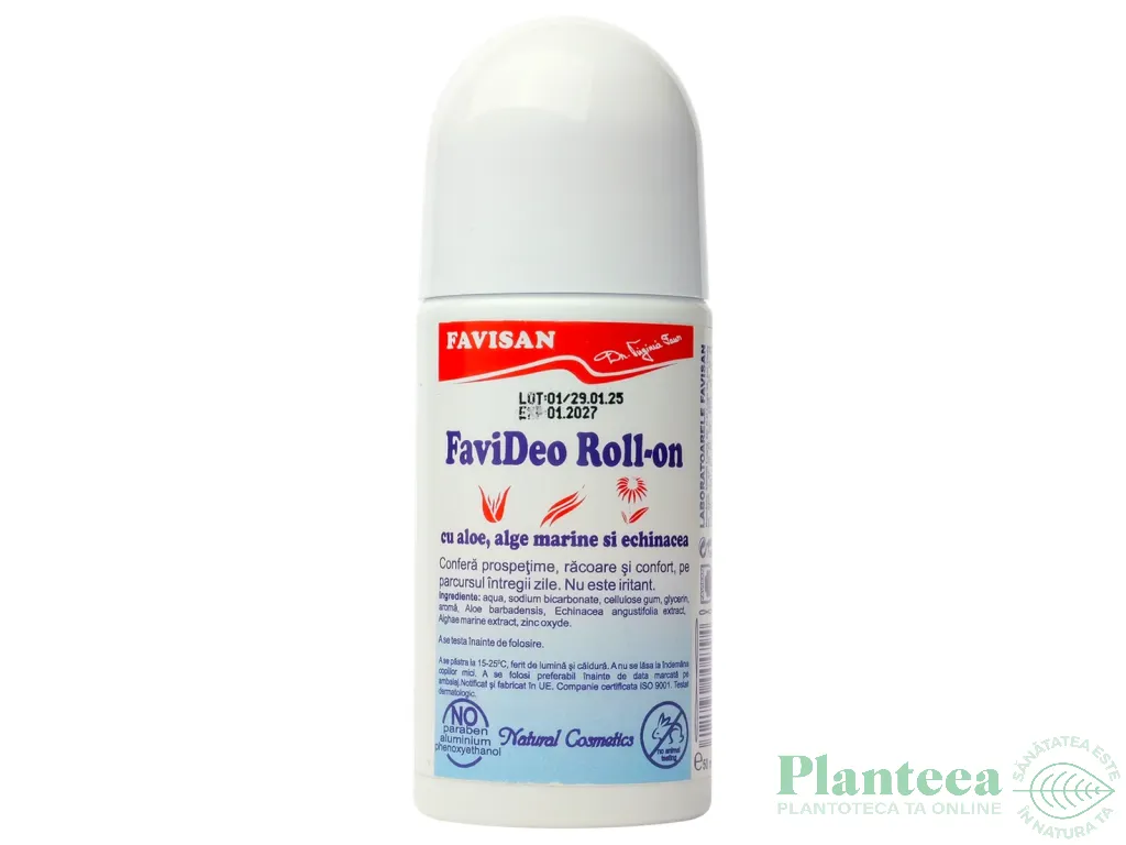 Deodorant roll on aloe alge marine 50ml - FAVISAN