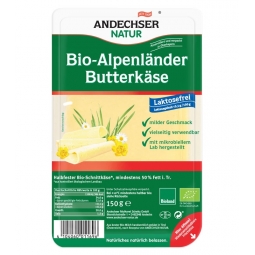 Cascaval Alpenlander fara lactoza felii 100g - ANDECHSER