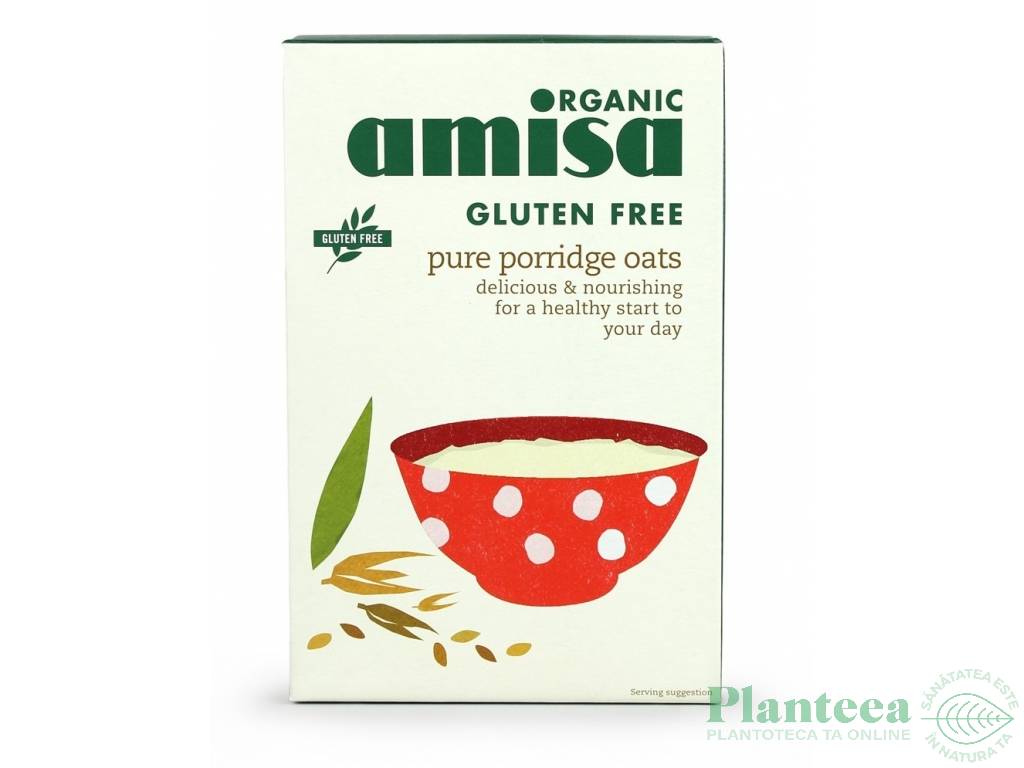 Porridge ovaz integral fara gluten 325g - AMISA