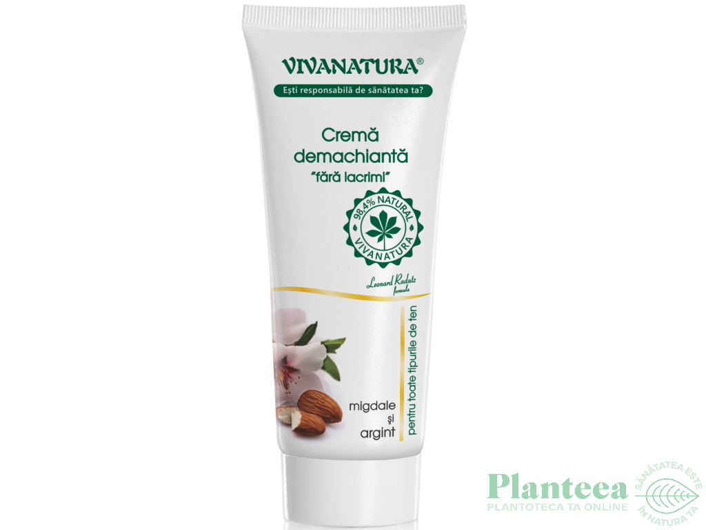 Crema demachianta fara lacrimi 75ml - VIVA NATURA