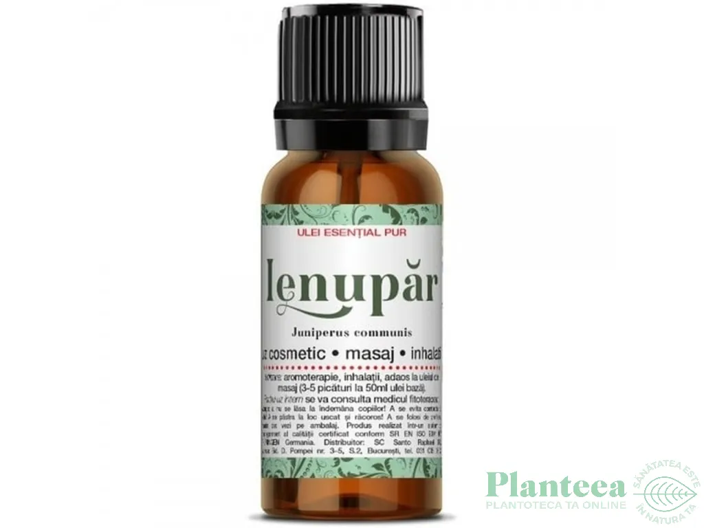 Ulei esential ienupar uz extern 10ml - SANTO RAPHAEL