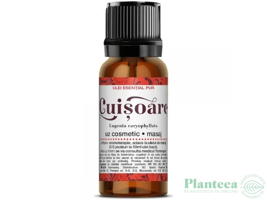 Ulei esential cuisoare muguri uz extern 10ml - SANTO RAPHAEL