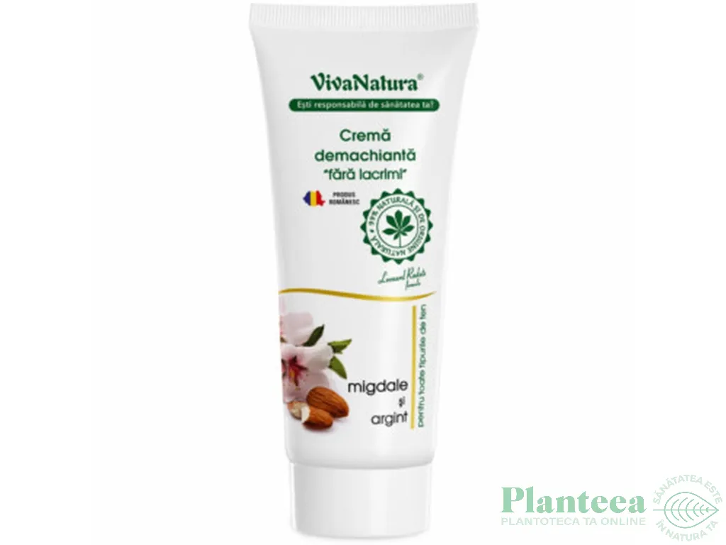 Crema demachianta fara lacrimi 75ml - VIVA NATURA