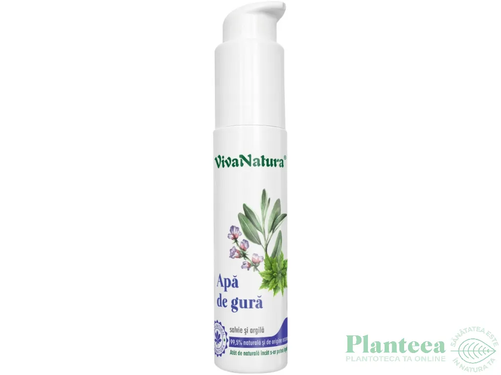Apa gura salvie argila GennaDent 45ml - VIVA NATURA