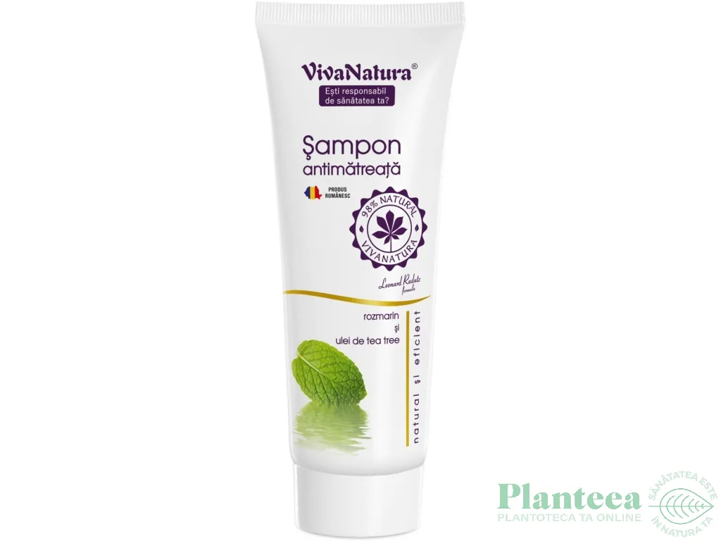 Sampon antimatreata rozmarin ulei arbore ceai 250ml - VIVA NATURA