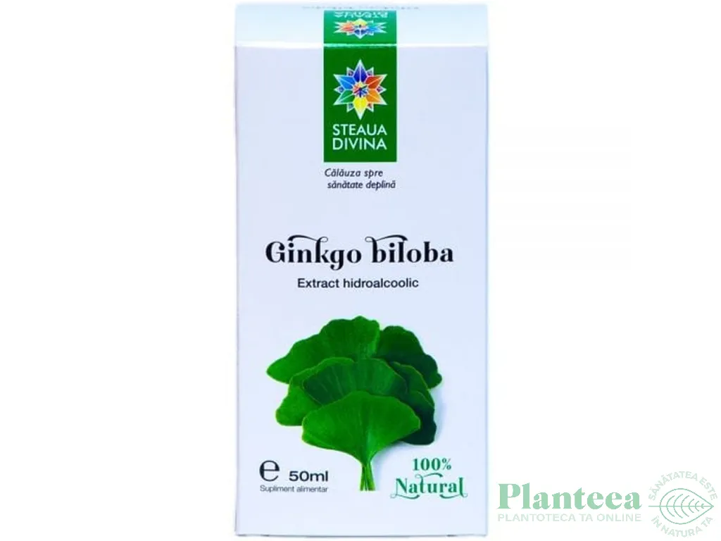 Tinctura ginkgo biloba 50ml - SANTO RAPHAEL