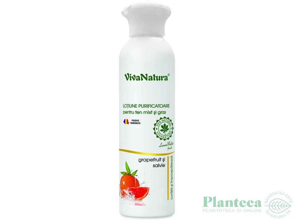 Lotiune fata purificatoare ten mixt/gras 150ml - VIVA NATURA