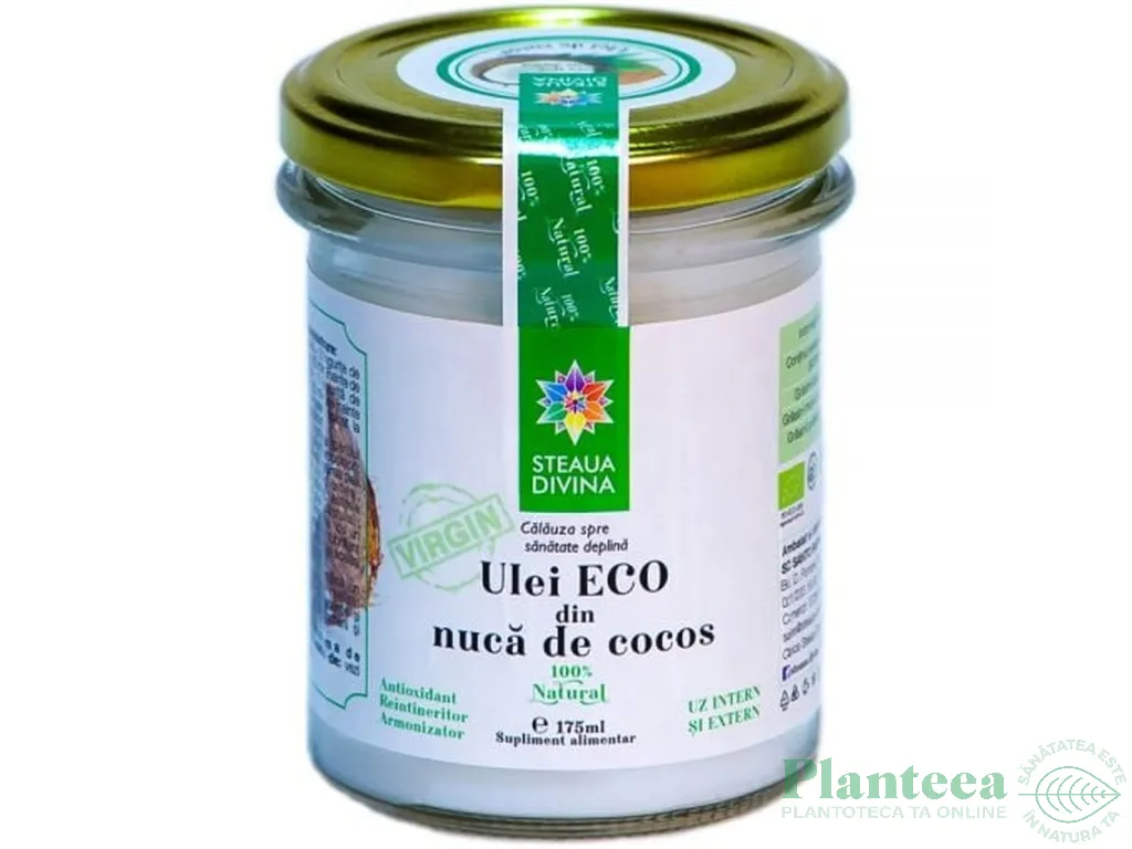 Ulei cocos eco 175ml - SANTO RAPHAEL