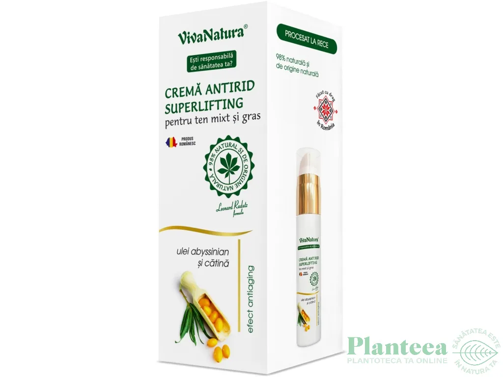 Crema antirid superlifting ten mixt gras 45ml - VIVA NATURA