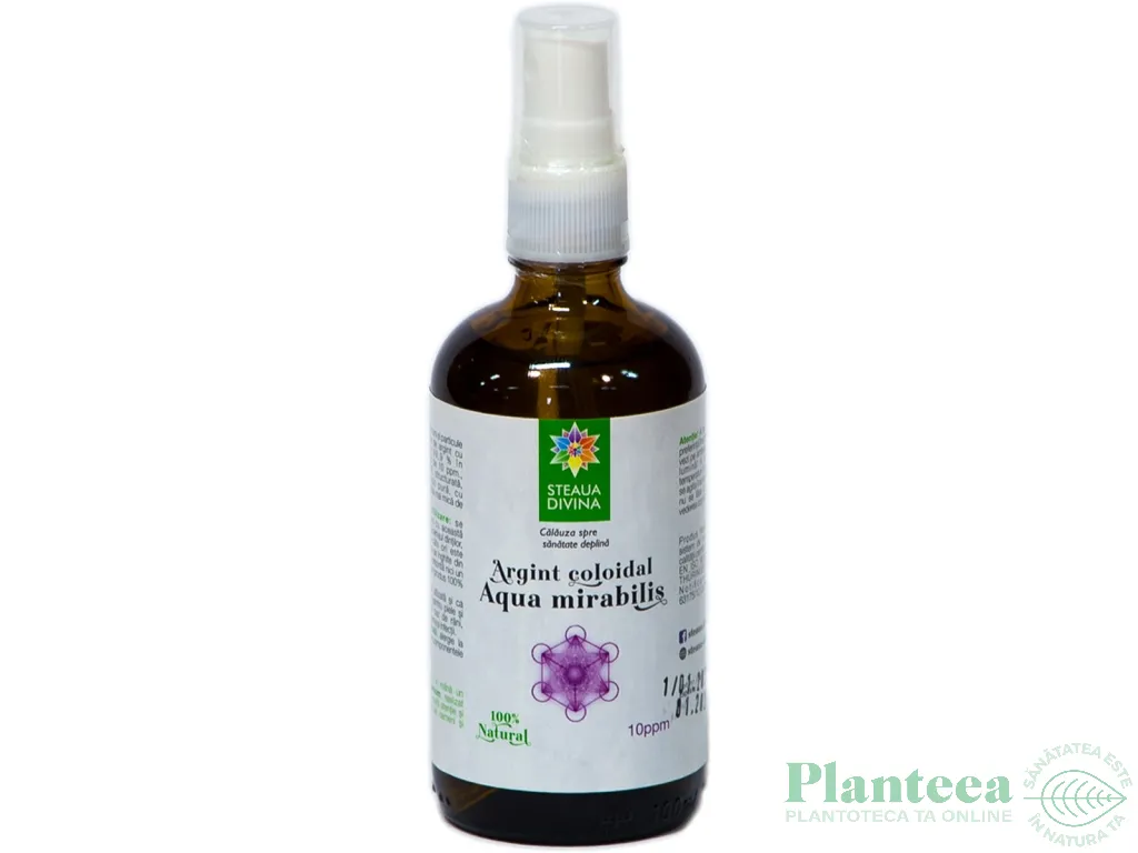 Argint coloidal 10ppm spray 100ml - SANTO RAPHAEL