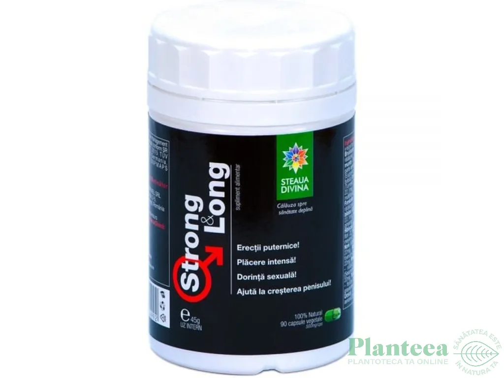 Strong&Long stimulent sexual barbati 90cps - SANTO RAPHAEL
