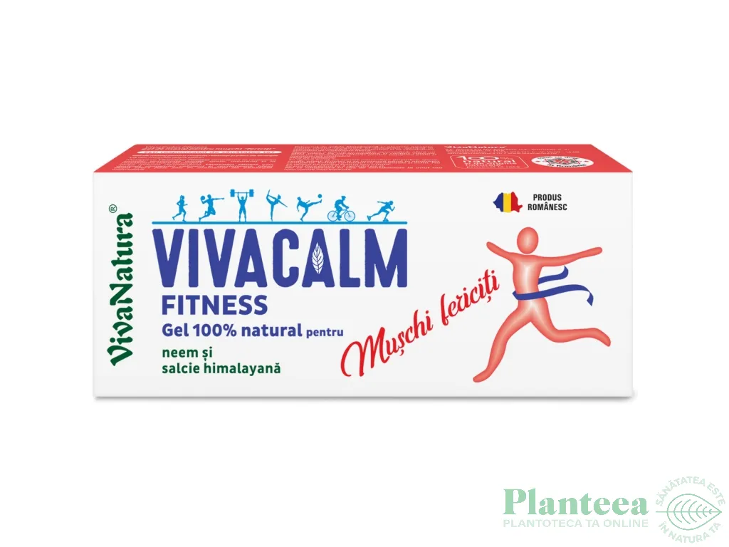 Gel masaj muschi fericiti VivaCalm 100ml - VIVA NATURA