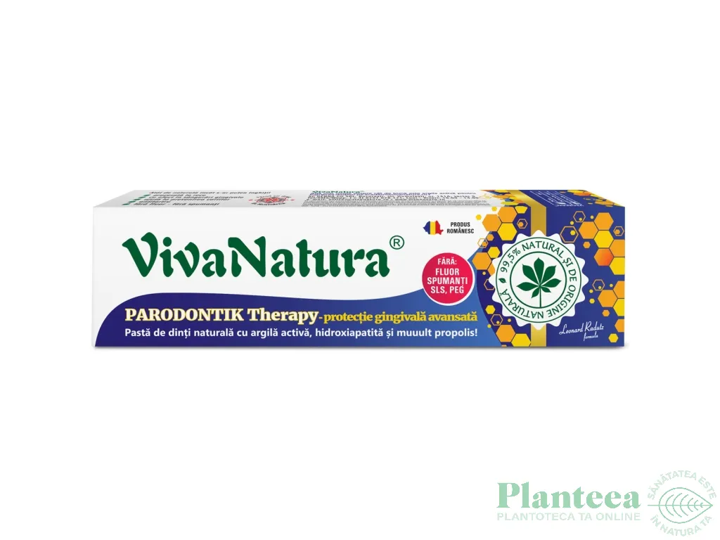 Pasta dinti protectie gingivala avansata Parodontik Therapy 80ml - VIVA NATURA