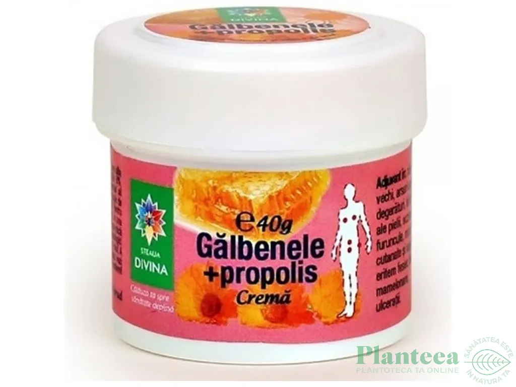 Crema galbenele propolis 40g - SANTO RAPHAEL