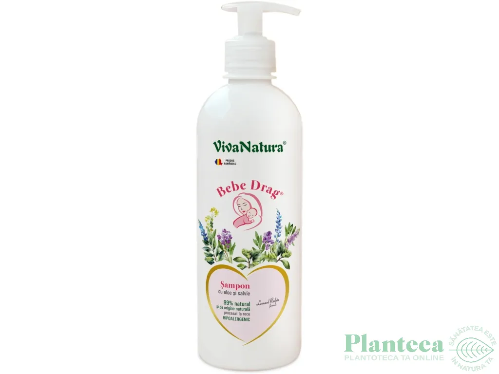 Sampon aloe salvie Bebe Drag 500ml - VIVA NATURA