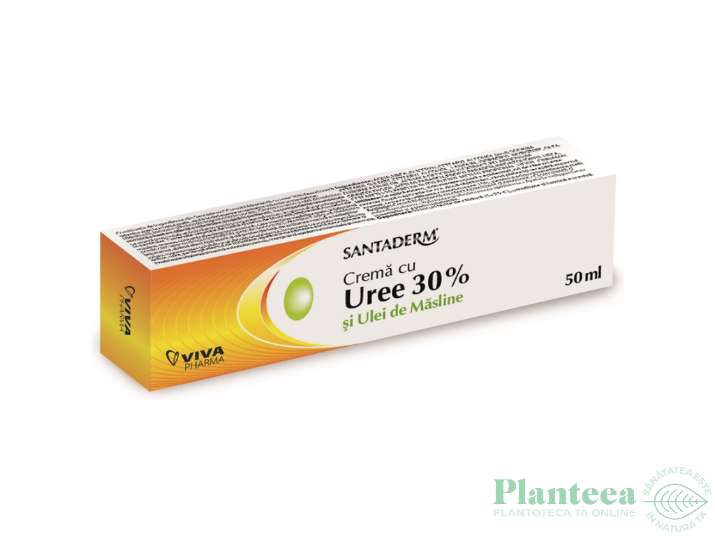 Crema calcaie crapate uree 30% ulei masline 50ml - SANTADERM