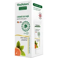 Crema fata ten gras aloe vera grepfrut 75ml - VIVA NATURA