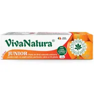 Pasta dinti anticarie copii portocale Junior 80ml - VIVA NATURA