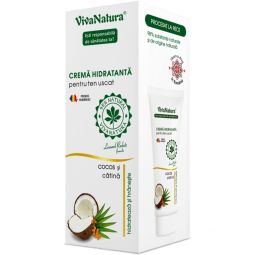 Crema fata hidratanta ten uscat cocos catina 75ml - VIVA NATURA