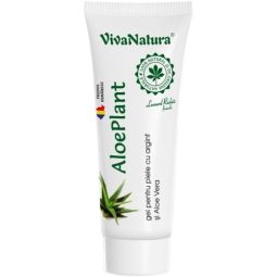 Gel aloe plant argint coloidal 20ml - VIVA NATURA