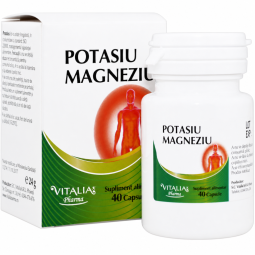 Potasiu Magneziu 40cpr - VITALIA K