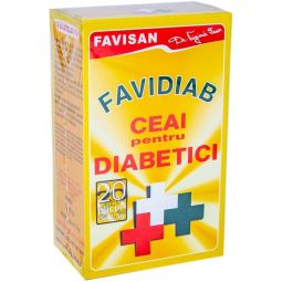 Ceai FaviDiab pentru diabetici 20dz - FAVISAN
