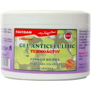 Gel anticelulitic termoactiv ginkgo biloba FaviCelusal 300ml - FAVISAN